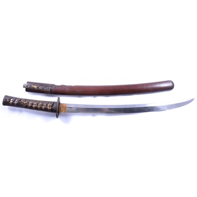 Lot 157 - Japanese short sword