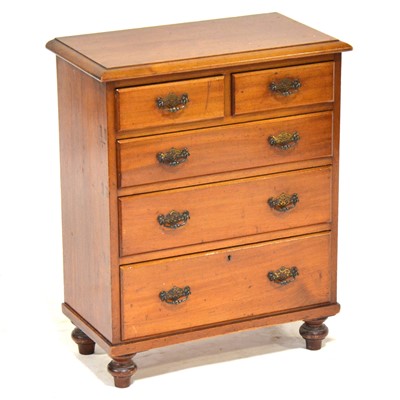 Lot 389 - Victorian mahogany apprentice chest of drawers