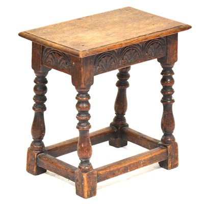 Lot 460 - Joined oak stool