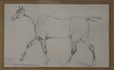 Lot 259 - Attributed to Henry Alken, Study of a horse