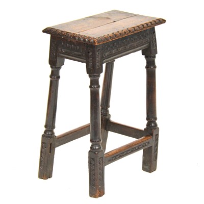 Lot 461 - Joined oak stool