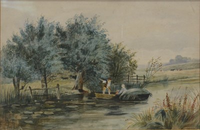 Lot 291 - Ascribed to Sir George Beaumont, Battle Abbey and another watercolour