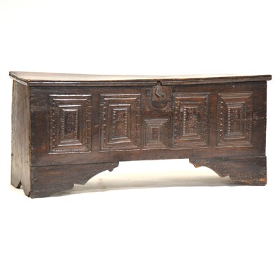 Lot 453 - Joined oak coffer