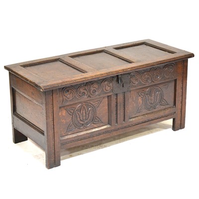 Lot 465 - Joined oak coffer