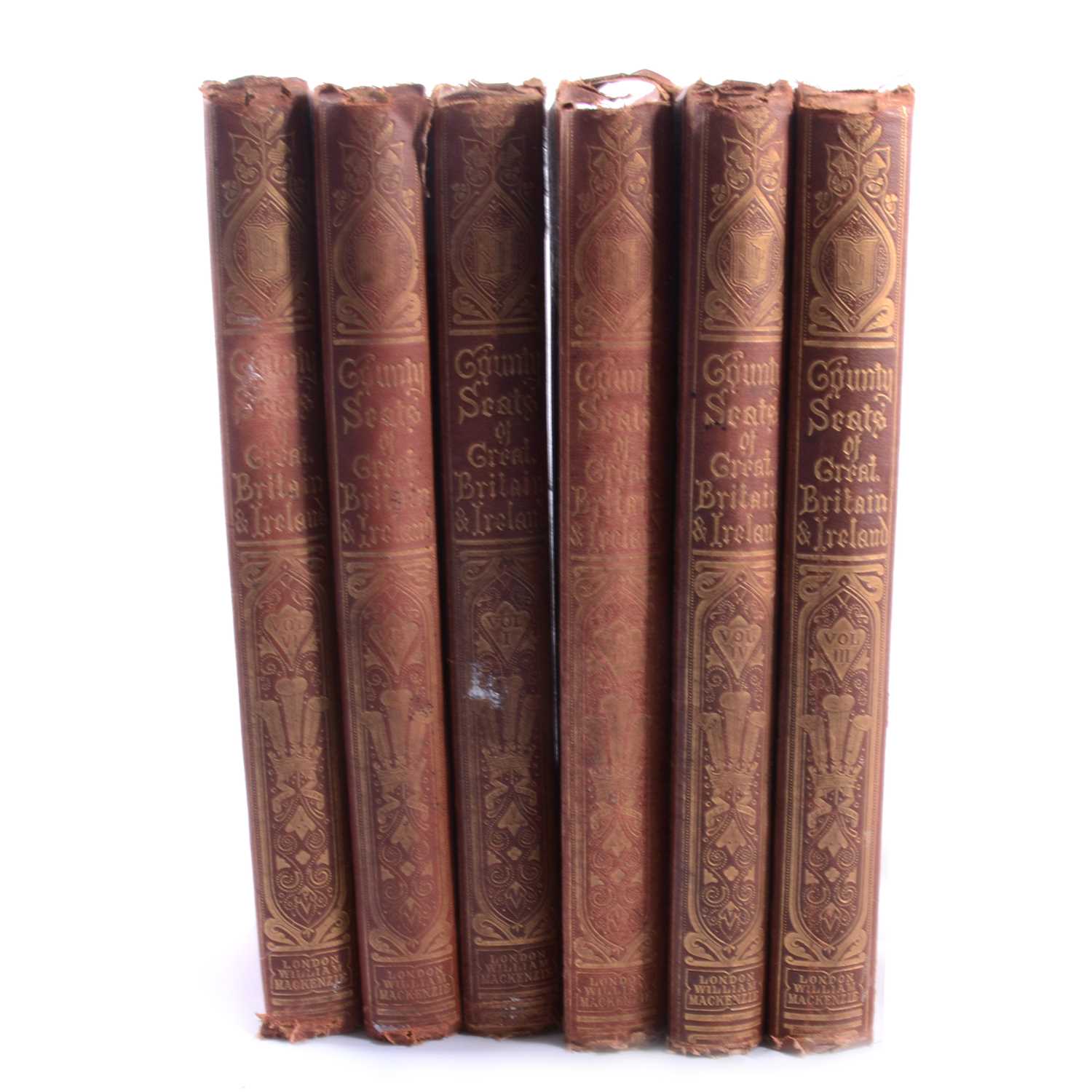 Lot 193 - Rev F O Morris (ed), Picturesque Views of Seats of the Noblemen and Gentlemen of Great Britain and Ireland.