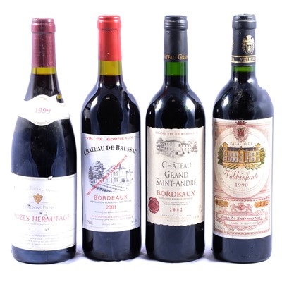 Lot 134 - Four bottles of assorted French red wine