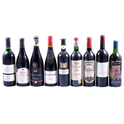 Lot 135 - Nine bottles of red table wines