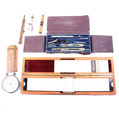 Lot 126 - Surveyors and drawing instrument