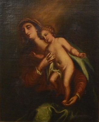 Lot 123 - Follower of Carlo Maratta, Madonna and Child