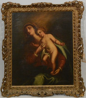 Lot 123 - Follower of Carlo Maratta, Madonna and Child