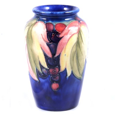 Lot 3 - William Moorcroft for Moorcroft, a vase in the Leaf and Berry design.
