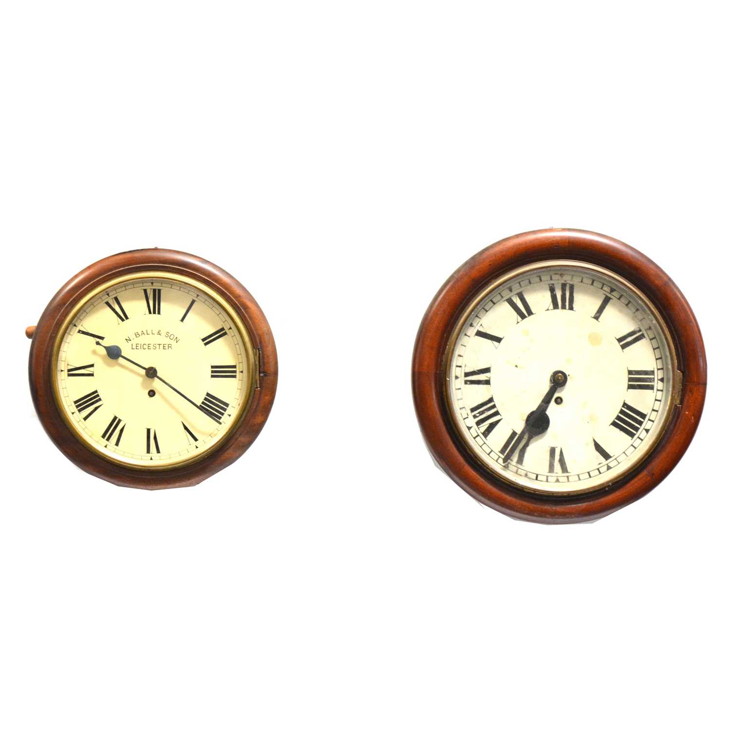 Lot 360 - Two wall clocks,