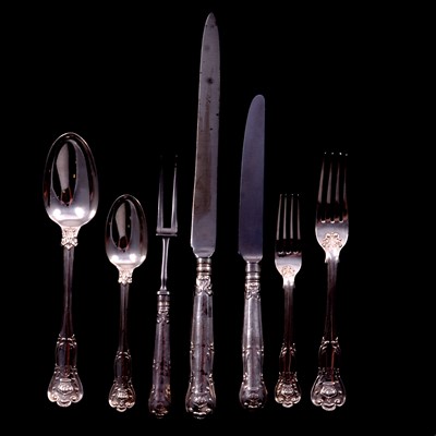 Lot 78 - Matched silver cutlery