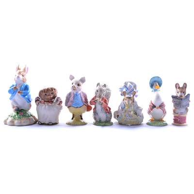 Lot 105 - Twelve Beatrix Potter figures.