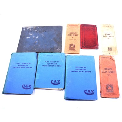 Lot 140 - Albion car manuals, chromed mascot, and automobilia