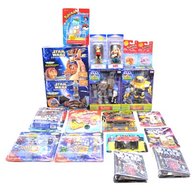 Lot 358 - Nineteen modern toys and figures, including Pokemon, Star Wars, Gundam and others