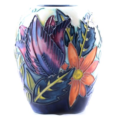 Lot 45 - Debbie Hancock for Moorcroft, a Limited edition vase in the Castle Garden design.