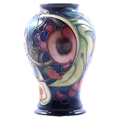 Lot 49 - Emma Bossons for Moorcroft, a vase in Queen's Choice design.