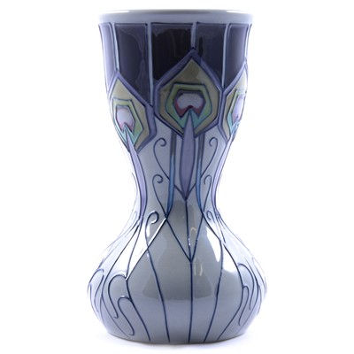 Lot 48 - Nicola Slaney for Moorcroft, a vase in the Peacock Parade design.