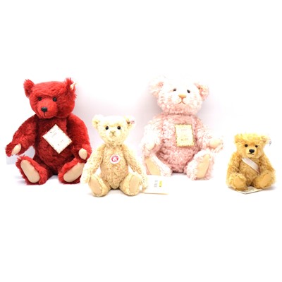 Lot 340 - Four Steiff bears, 670527, 038945, 654480, 659973