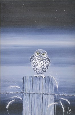 Lot 300 - After Simon Clarke, two contemporary prints on canvas, and others