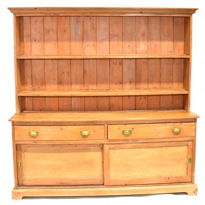 Lot 473 - Victorian pine dresser