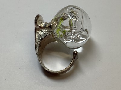 Lot 325 - Bjorn Weckstrom for Lapponia of Finland - The Man in The Cosmos ring.