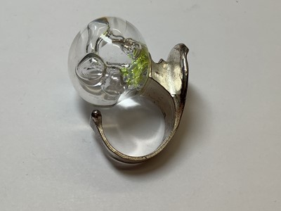 Lot 325 - Bjorn Weckstrom for Lapponia of Finland - The Man in The Cosmos ring.