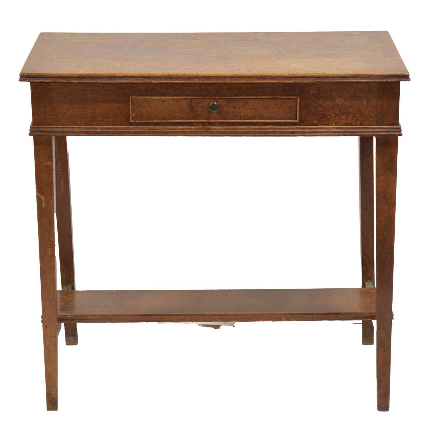 Lot 360 - Victorian oak side table