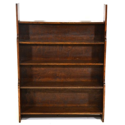 Lot 393 - Oak open bookcase