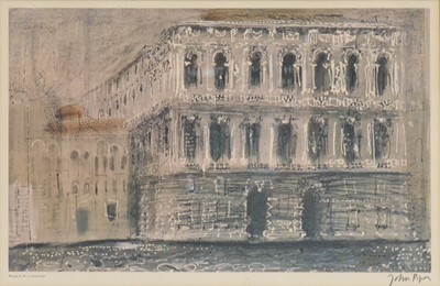 Lot 206 - John Piper, Palazzo Pesaro, Venice