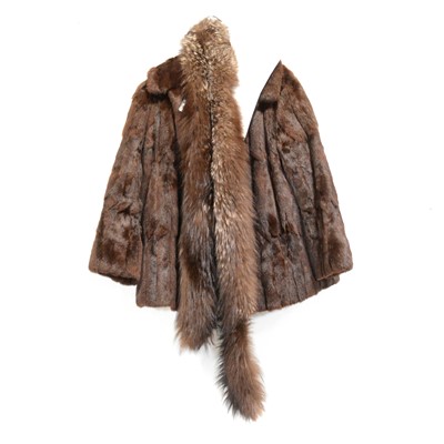 Lot 169a - Two fur jackets and a trim