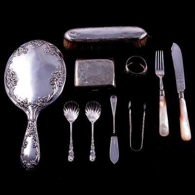 Lot 289 - Quantity of silver and plated wares