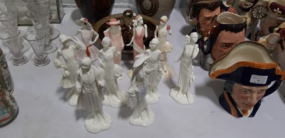 Lot 62 - Ten Royal Worcester 'The 1920s Vogue Collection' figurines