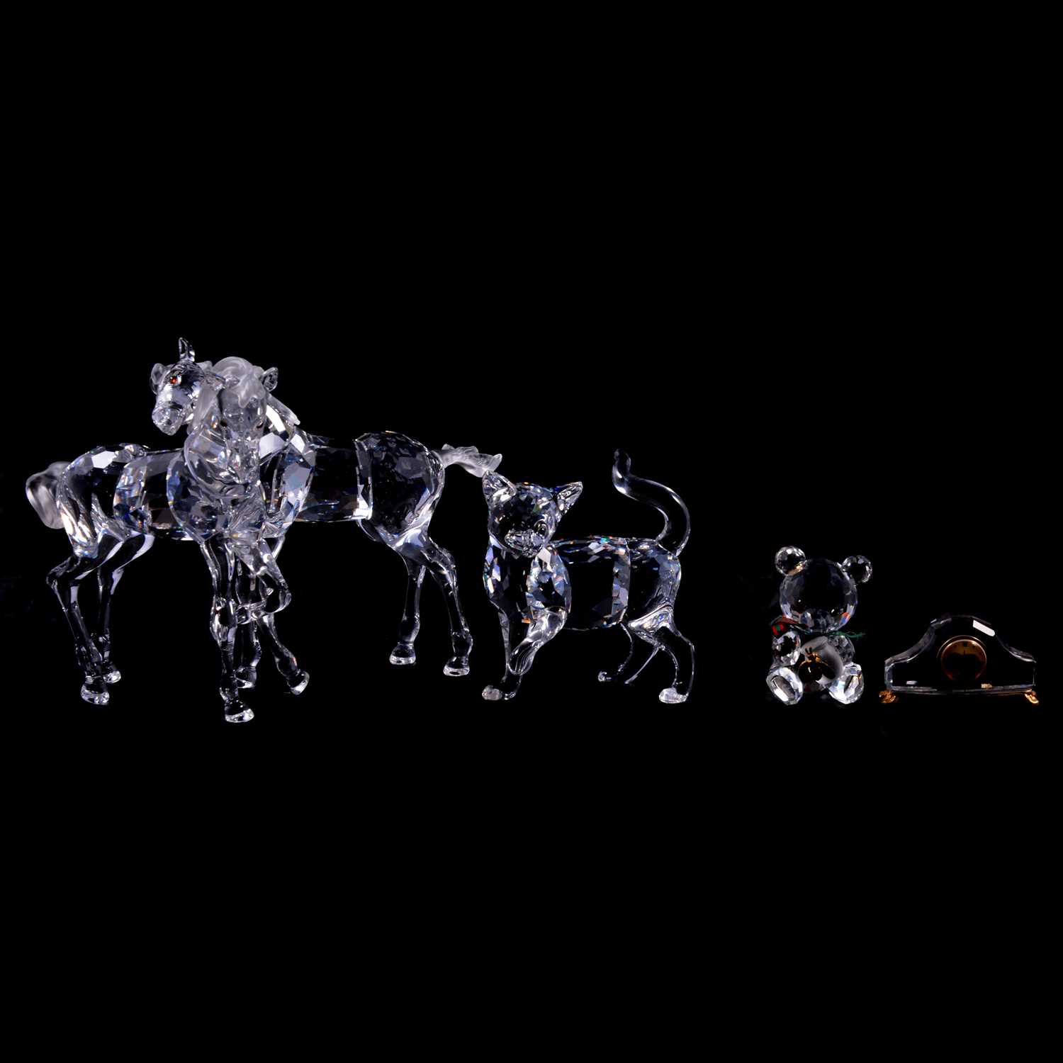 Lot 21 - Four small Swarovski Crystal ornaments