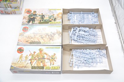 Lot 11 - Seven Airfix 1/32 scale infantry figure sets, boxed
