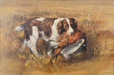 Lot 313 - Frederick Haycock , Retriever with a pheasant