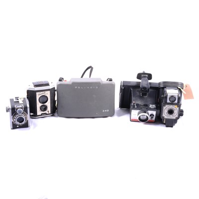 Lot 138 - Cameras, / Collection of fold out cameras, / Cameras, / Five box cameras, / Cameras