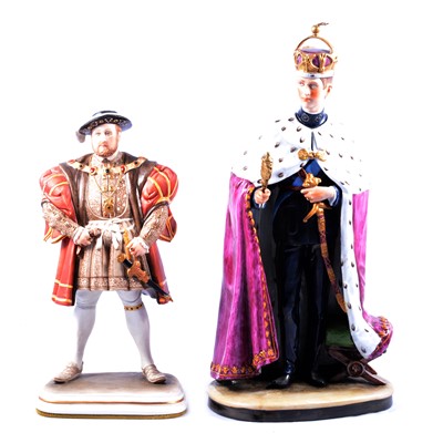 Lot 5 - Capodimonte - King Henry VIII and Prince Charles
