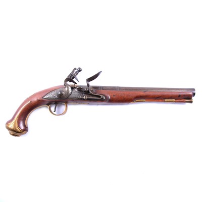 Lot 239 - Flintlock pistol, Parkes, London