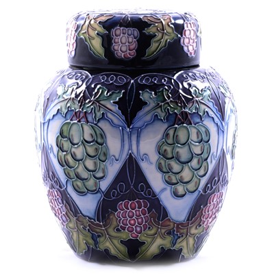 Lot 13 - Rachel Bishop for Moorcroft Pottery, a large 'Sonoma' pattern ginger jar and cover