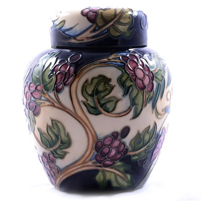 Lot 11 - Philip Gibson for Moorcroft Pottery, a large 'The Tempest' pattern ginger jar and cover