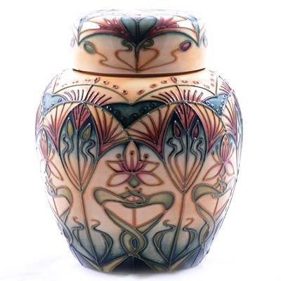 Lot 44 - Rachel Bishop for Moorcroft Pottery, a large 'Star of Bethlehem' ginger jar and cover