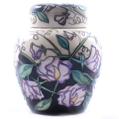 Lot 37 - Sian Leeper for Moorcroft Pottery, a large 'Daydream' pattern ginger jar and cover