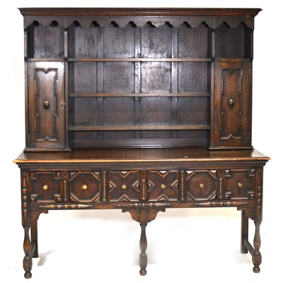 Lot 474 - Victorian oak dresser