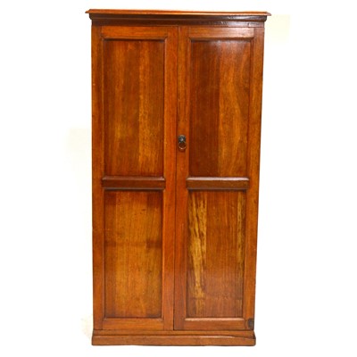 Lot 443 - Mahogany cupboard