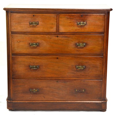 Lot 434 - Victorian mahogany chest of drawers