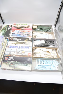 Lot 64 - Ten Airfix 1/72 scale military aircraft kits, boxed