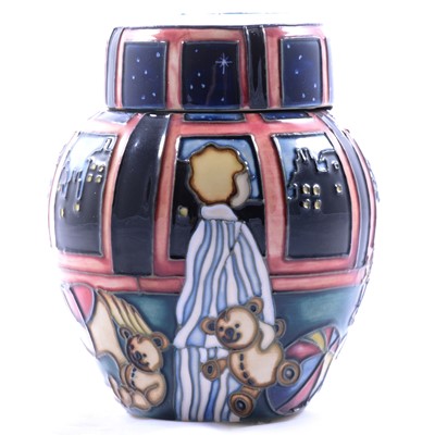 Lot 15 - Nicola Slaney for Moorcroft Pottery, a small 'Wish Upon a Star' pattern ginger jar and cover