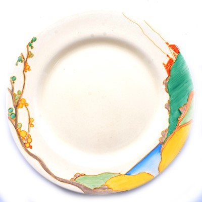 Lot 111 - Clarice Cliff, a 'Secrets' pattern plate